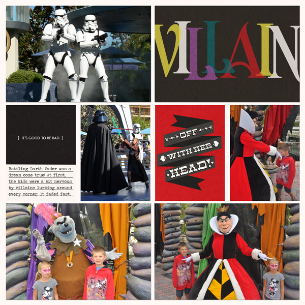 Disney Villains Meet and Greet digital scrapbook page by ctmm4 featuring Project Mouse: Villains by Britt-ish Designs and Sahlin Studio