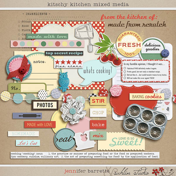 Sahlin Studio, Digital Scrapbooking DesignsUsing a Digital Kit to Create a  Paper Layout - Sahlin Studio