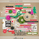 making spirits bright: (elements) by sahlin studio Perfect for using in your December Daily or Project Life albums!
