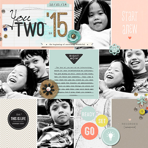 Right Now digital pocket scrapbook page by mimisgirl using Memory Pocket Monthly Subscription | Folio Perfect for using in your Project Life