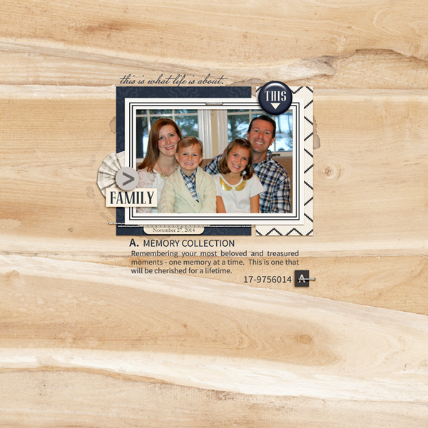 Family digital scrapbook page by rlma featuring Chesterfield Kit by Sahlin Studio 