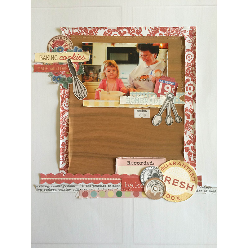 Baking Paper Layout by 3littleks using Kitschy Kitchen by Jennifer Barrette and Sahlin Studio