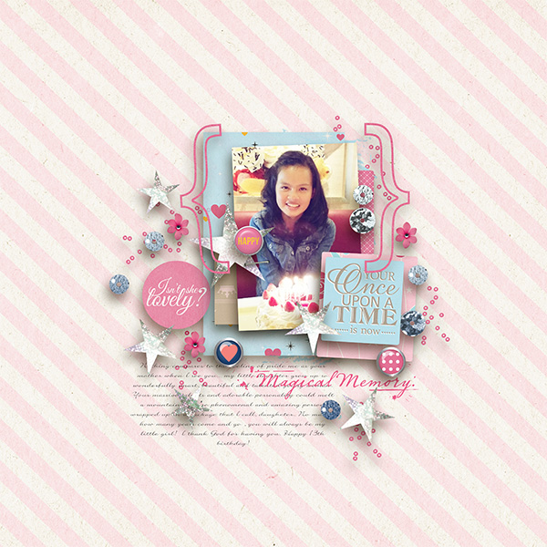 Princess digital  layout created by margelz featuring Project Mouse (Princess Edition) by Sahlin Studio and Britt-ish Designs - Perfect for Project Life / Project Mouse albums!