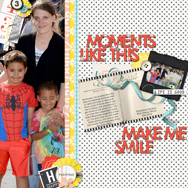 Moments Like This digital scrapbook page by PuSticks featuring Moments Templates by Amy Martin and Sahlin Studio