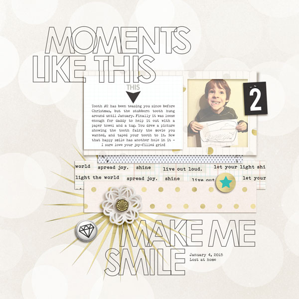 Moments Like This digital scrapbooking page by editorialdragon featuring Moments Templates by Amy Martin and Sahlin Studio