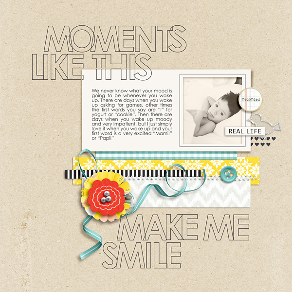 Moments like this digital scrapbook layout by raquels featuring Moments Templates by Amy Martin and Sahlin Studio