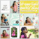 Shine Bright digital pocket scrapbooking page by mrivas2181 featuring Photo Journal No. 1 (Word Arts & Templates) by Sahlin Studio
