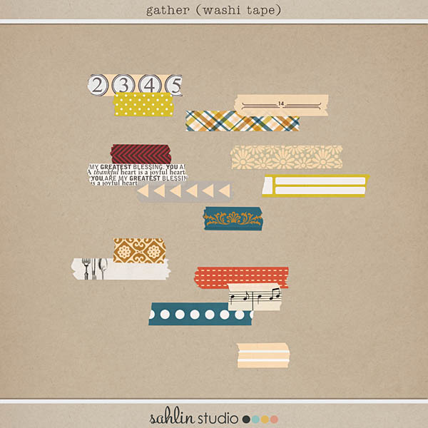 Gather (Washi Tape) by Sahlin Studio