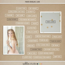photo overlays: love by Sahlin Studio Perfect for adding to your Project Life photos!!