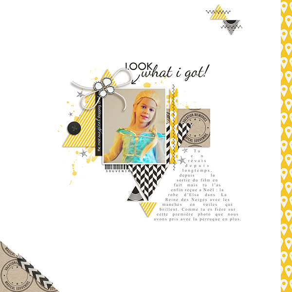 Look What I Got digital scrapbooking page by Arumrose using Project Mouse (SouvenEARS) by Britt-ish Designs and Sahlin Studio