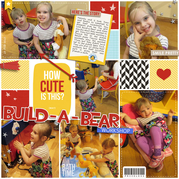 Build A Bear digital pocket scrapbooking page by yzerbear19 using Project Mouse (SouvenEARS) by Britt-ish Designs and Sahlin Studio