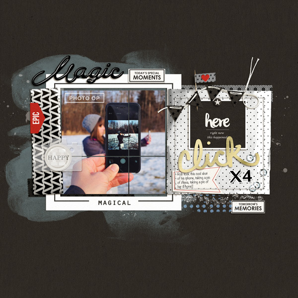 Click digital scrapbooking page by HeatherPrins using Project Mouse Basics (No.2) by Britt-ish Designs & Sahlin Studio