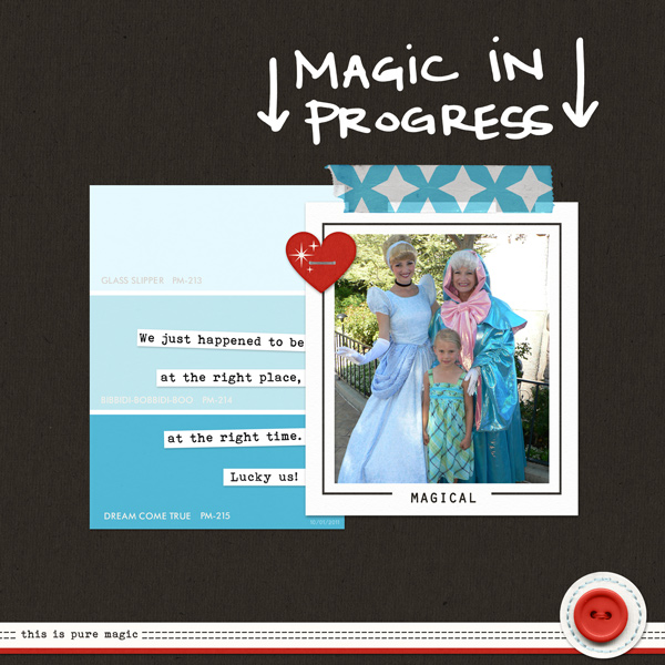 Magic In Progress digital scrapbooking page by ctmm4 using Project Mouse Basics (No.2) by Britt-ish Designs & Sahlin Studio