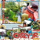 Disney Casey Jr digital scrapbooking page by jan using Project Mouse Basics (No.2) by Britt-ish Designs & Sahlin Studio