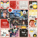 Let The Magic Begin digital pocket scrapbooking page by mikinenn using Project Mouse Basics (No.2) by Britt-ish Designs & Sahlin Studio