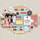 My Happy Place digital scrapbooking page by pne123 using Project Mouse Basics (No.2) by Britt-ish Designs & Sahlin Studio