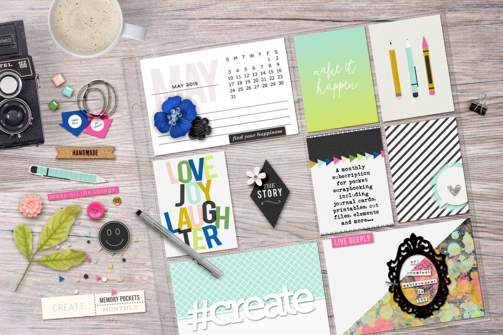 Memory Pockets Monthly: CREATE by The LilyPad Designers & Sahlin Studio - Perfect for your Project Life albums!