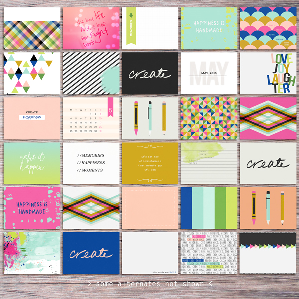 Memory Pockets Monthly: CREATE by The LilyPad Designers & Sahlin Studio - Perfect for your Project Life albums!