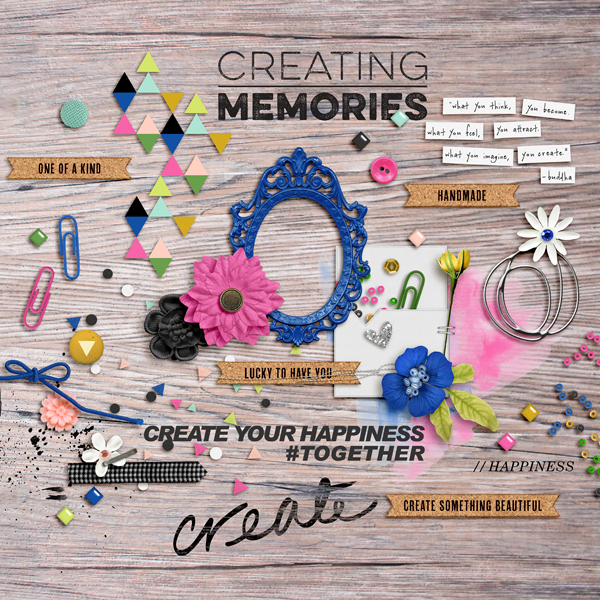 Memory Pockets Monthly: CREATE by The LilyPad Designers & Sahlin Studio - Perfect for your Project Life albums!