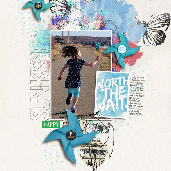 Worth the Wait digital scrapbook layout by HeatherPrins using Project Mouse by Britt-ish Designs and Sahlin Studio - Perfect for your Project Life or Project Mouse Disney albums!!