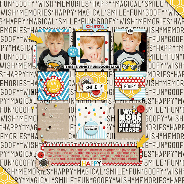 AMAZING digital scrapbook layout by pne123 using Project Mouse by Britt-ish Designs and Sahlin Studio - Perfect for your Project Life or Project Mouse Disney albums!!