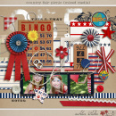 Country Fair Picnic (Mixed Media) by Sahlin Studio