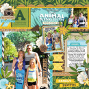 Disney's Animal Kingdom digital scrapbooking page by cindys732003 using Project Mouse (Adventure) by Britt-ish Designs and Sahlin Studio
