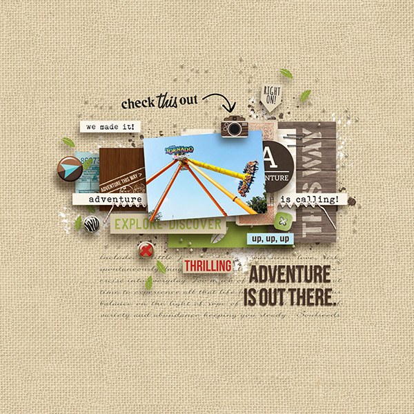 Adventure Is Out There digital scrapbooking page by margelz using Project Mouse (Adventure) by Britt-ish Designs and Sahlin Studio