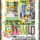 Our family adventure digital scrapbooking page by raquels using Project Mouse (Adventure) by Britt-ish Designs and Sahlin Studio