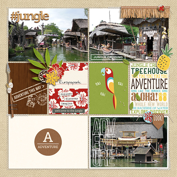 Adventure digital scrapbooking page by sucali using Project Mouse (Adventure) by Britt-ish Designs and Sahlin Studio