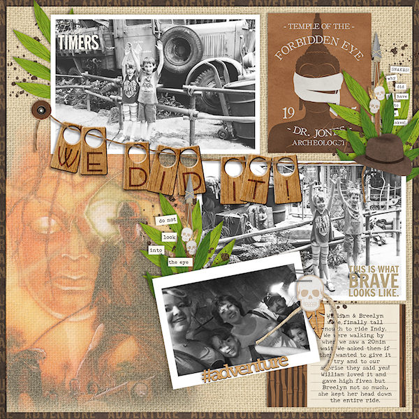 We Did It digital scrapbooking page by wendy using Project Mouse (Adventure) by Britt-ish Designs and Sahlin Studio