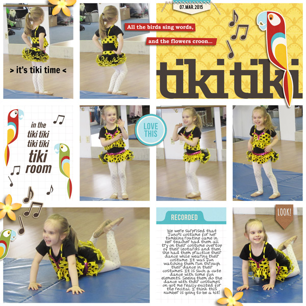 Tiki Tiki digital pocket pocket scrapbooking page by yzerbear19 using Project Mouse (Adventure) by Britt-ish Designs and Sahlin Studio