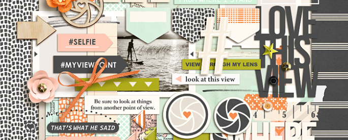 Viewpoint (Kit) | Digital Scrapbook Kit | by Sahlin Studio