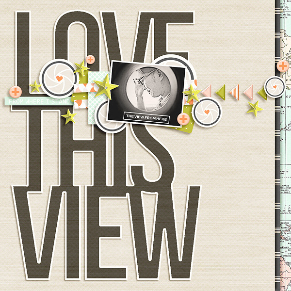 Love This View digital scrapbooking page by icajovita using Viewpoint (Kit) by Sahlin Studio by Sahlin Studio - AddOn to Memory Pocket Monthly MPM Subscription