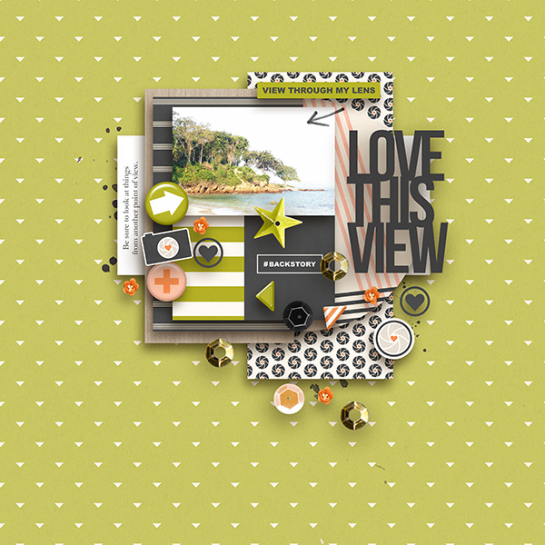 Love This View digital scrapbooking page by margelz using Viewpoint (Kit) by Sahlin Studio by Sahlin Studio - AddOn to Memory Pocket Monthly MPM Subscription