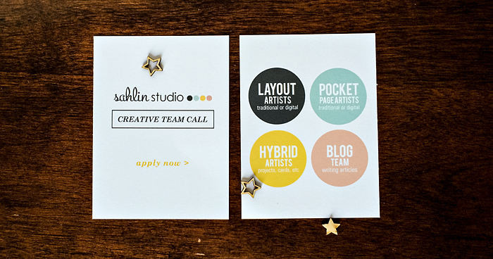 Sahlin Studio Creative / Design Team Call