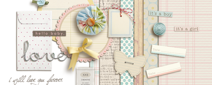 I'll Love You Forever | Digital Scrapbook Kit by Sahlin Studio