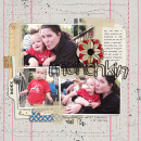 layout created by kristasahlin featuring Black Rimmed Plastic Alpha by Sahlin Studio