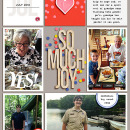 July So Much Joy digital pocket scrapbooking page by Celeste using Celebrate Kit by sahlin studio