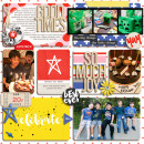 Good Times digital pocket scrapbooking page by mikinenn using Celebrate Kit by sahlin studio