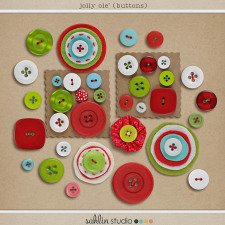 Jolly Ole' (Buttons) by Sahlin Studio