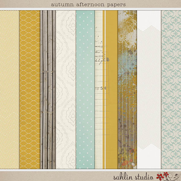 Autumn Afternoon: Papers by Sahlin Studio