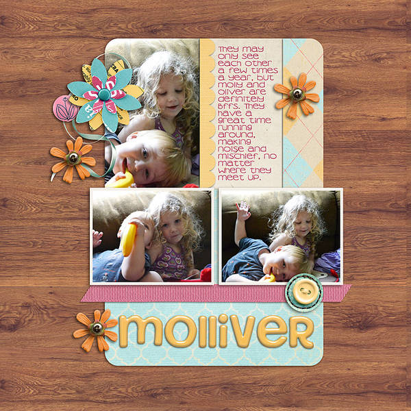 June 2015 Challenge Winner - layout by nowens featuring June 2015 FREE Template by Sahlin Studio