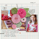 layout by kristasahlin featuring Vintage Poinsettia by Sahlin Studio and Precocious Paper