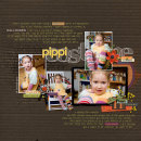 layout featuring Snipettes: The Perfect Pumpkin and Outline Word Art: Halloween by Sahlin Studio