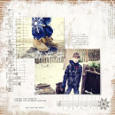layout by MarieL featuring Painted: Fresh Snow Papers, Writing in the Snow and Icicles Alpha by Sahlin Studio