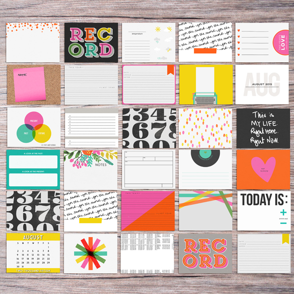 Memory Pocket Monthly: Almanac by The LilyPad Designers Allison Pennington, Amber Labau, Designs by Lili, Sahlin Studio, Paislee Press and Valorie Wibbens - Perfect for Project Life!!