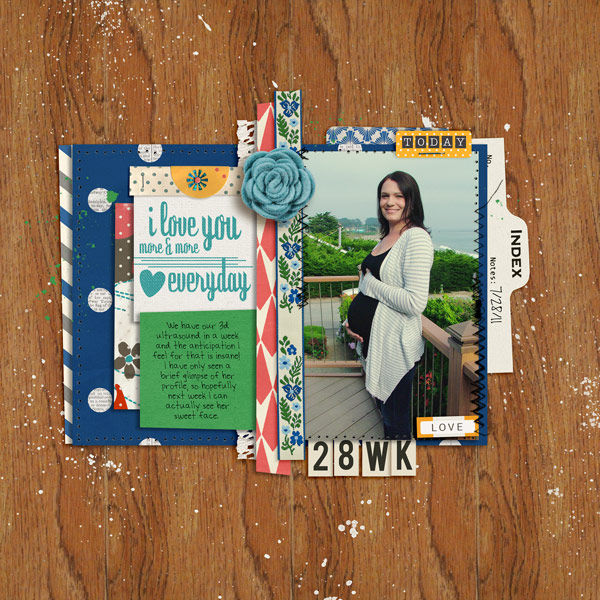 Digital Scrapbooking Layout created by norton94 featuring DIGITAL Paper Piercing / Stitch Holes by Sahlin Studio