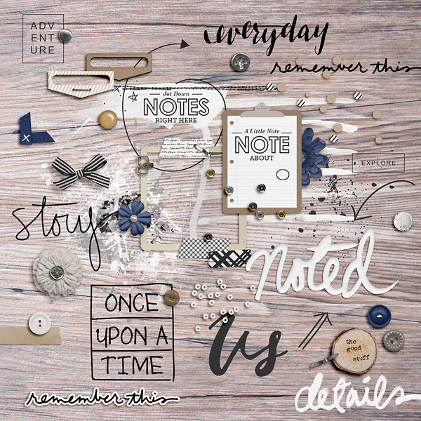 Memory Pocket Monthly | FOUNDATION (Neutral Collection) by The LilyPad Designers and Sahlin Studio