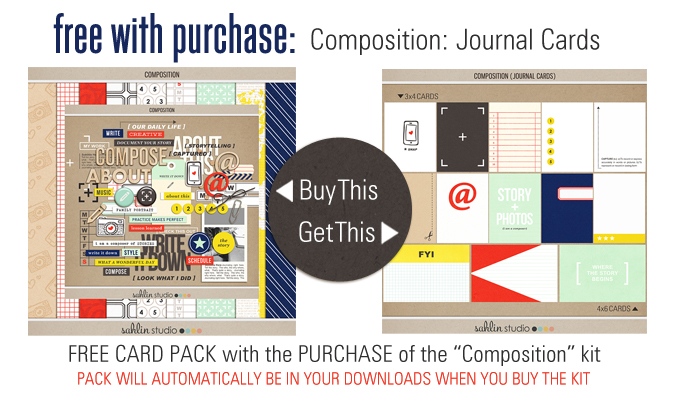 FWP- FREE WITH PURCHASE Composition (Kit) by Sahlin Studio